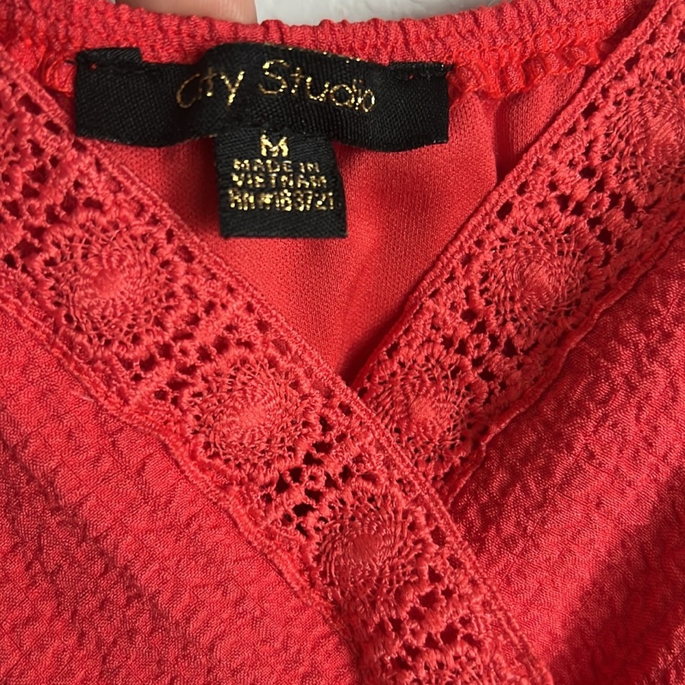 City Studio Red Dress (Medium)